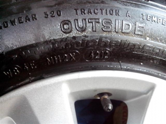 เหลือยางHonda city2013 ขอบ 15 ถอดป้ายแดง