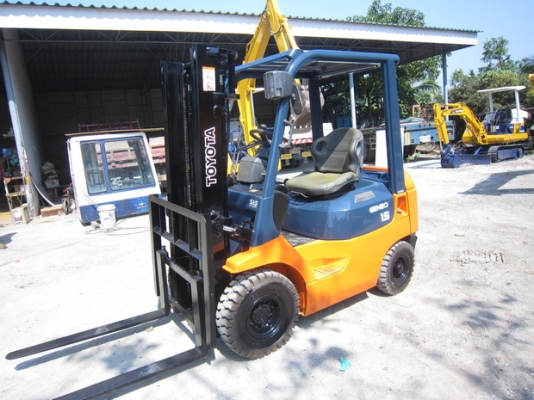 ขาย รถยก TOYOTA 1.5 ตัน รุ่น 7FG15 (เบนซิล) มือสองญี่ปุ่น