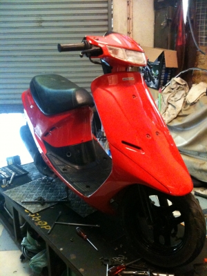 ขายDIO 50cc.สีแดง
