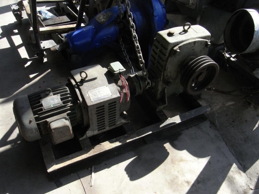 ขายมอเตอร์ 3 HP.+ ชุดเกียร์ทดรอบได้ สภาพสวยพร้อมใช้งาน