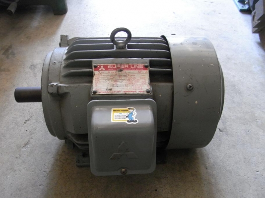 ขายมอเตอร์Mitsubishi 3 HP. 1400 RPM. 380 V สภาพสวยพร้อมใช้งาน