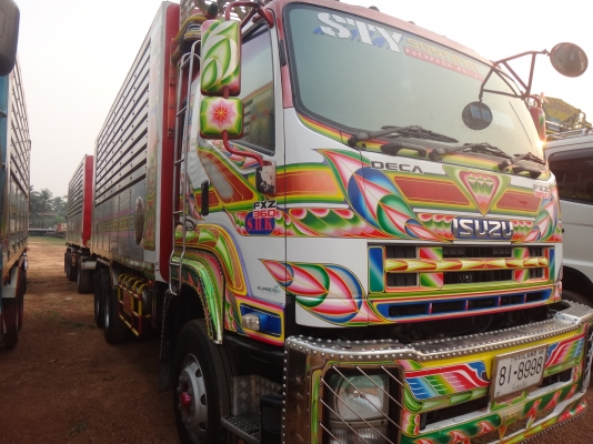 ขายด่วน  รถสิบล้อสองเพลาดั้มพ์พ่วง   แม่-ลูก   สภาพดีมาก  พร้อมใช้งาน  ISUZU   DEGA  360 ปี 52