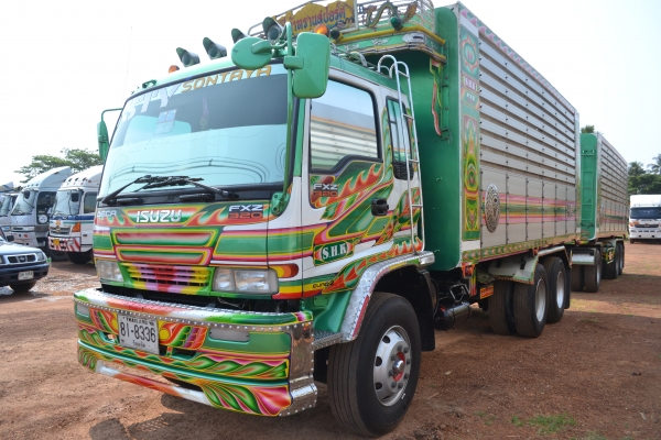 ขายรถบรรทุกพ่วงดั๊มพ์ (22 ล้อ) ISUZU DECA 320 แรง ดั๊มพ์สหกิจคอกเกษตรแม่ลูก