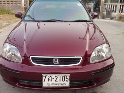 ขาย  HONDA CIVIC  ตาโต  1996   ติดแก๊สแล้ว  เครื่อง V-TEC  1.6