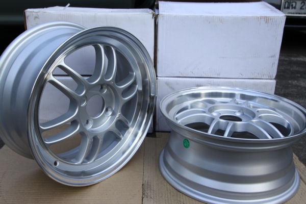 ล้อใหม่15 RPF1 กว้าง6.5 ออฟ38 4รู100 สีบรอนซ์ ขอบเงา