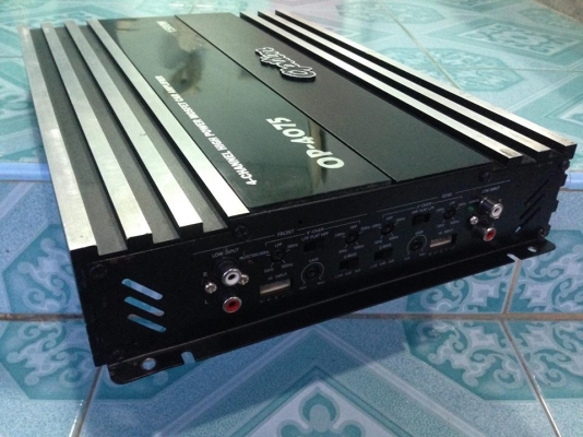 แอมป์คลาสเอบี4ch Option-op4075 มือสองสภาพดี ไม่มีฝาหลัง ใช้งานปกติ เสียงดีมาก ขับกลางแหลมอย่างละ6-8ดอกได้ ขาย 1750 บาท สนใจ0892425454 อยู่สระบุรีส่งได้ แอมป์คลาสเอบี4ch Option-op4075 มือสองสภาพดี ไม่มีฝาหลัง ใช้งานปกติ เสียงดีมาก ขับกลางแหลมอย่างละ6-8ดอกได้ ขาย 1750 บาท สนใจ0892425454 อยู่สระบุรีส่งได้