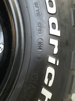 BF KM2 USA. 285-75-16 ปี14 สภาพสวยๆ 1ชุด BF KM2 USA. 285-75-16 ปี14 สภาพสวยๆ 1ชุด