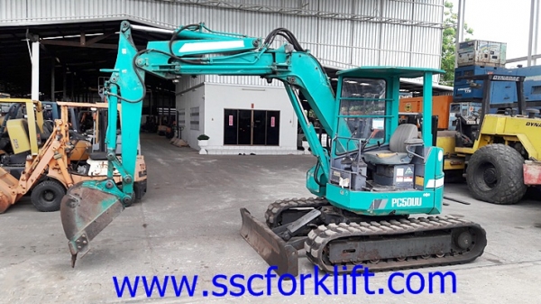 ขายรถขุด KOMATSU PC50UU-1นำเข้าเองจากญี่ปุ่น