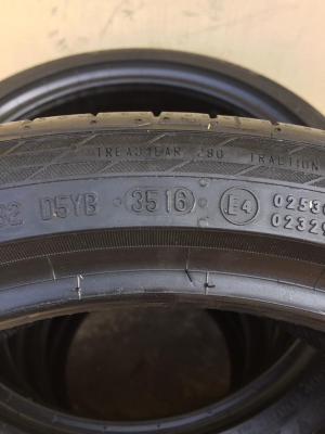 ขายยาง CONTINENTAL ContisportContact 5 SSR 255-35-19,285-30-19 ปี16 ดอกหนาจัด ไม่มีปะ ไม่มีตำหนิ ชุดละ 15,500 บาท