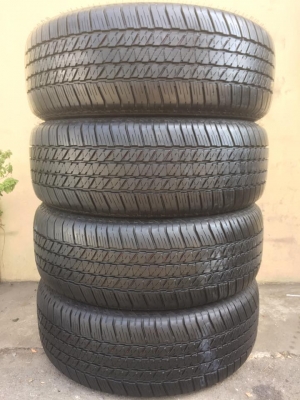ขายยาง BRIDGESTONE DUELER H/T 684II (MADE IN SOUTH AMERICA) 265-60-18 ปลายปี14 ลงพื้นปี15 ดอกหนาจัด ไม่มีปะ ไม่มีตำหนิ ชุดละ 8,500 บาท