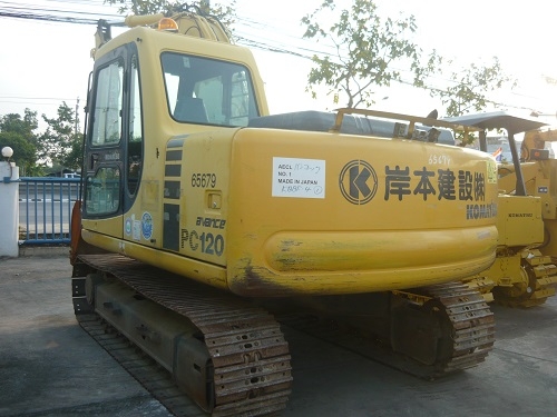 รถขุด Komatsu PC120-6 รถเก่านอก สภาพพร้อมใช้งาน ตรวจเช็คระบบใหทั้งคันก่อนปล่อย
