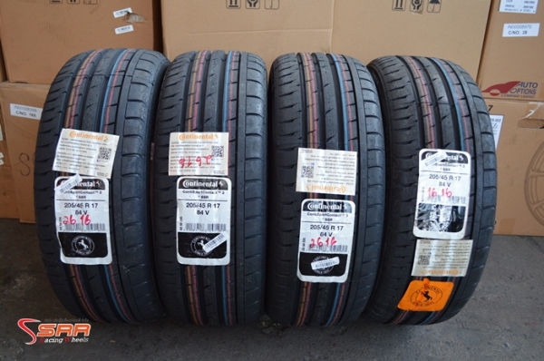 Continental Contact 3 SSR 205/45R17 เส้นละ 6,800 บาท