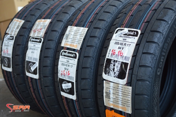 Continental Contact 3 SSR 205/45R17 เส้นละ 6,800 บาท