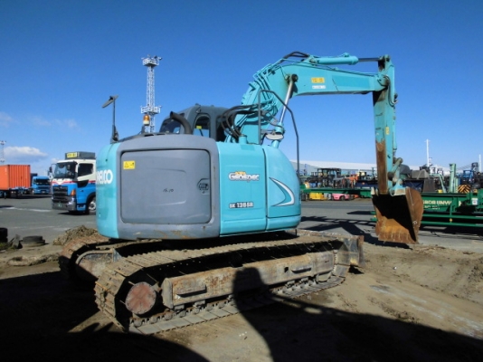 kobelco SK135 YV05รถปี2008สภาพขั้นเทพมีใบดัน ใบแทรค 60ซ.ม หน้าใช้มากๆ