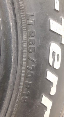 ขายยาง bf all 265.70.16สวยๆครับ ขายยาง bf all 265.70.16สวยๆครับ