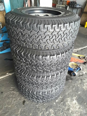 Lenso Max1 + BF All USA. 265/75/16 ปลายปี13 สวยๆ 1ชุด Lenso Max1 + BF All USA. 265/75/16 ปลายปี13 สวยๆ 1ชุด