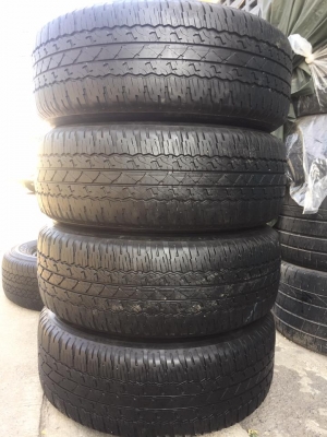 ขายล้อ VIGO CHAMP ขอบ17 6รู พร้อมยาง BRIDGESTONE 265-65-17 ปี15 สภาพสวย ดอกเต็ม ชุดละ 13,500 บาท