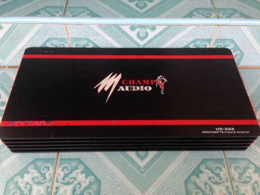 แอมป์คลาสดี M audio2000w มือสองสภาพดี ใช้งานปกติ ไม่กินไฟมาก เบสดีมาก ลูกใหญ่ ขับซับ10&quot;-12&quot;หล่อว้อยไม่เกิน3.5&quot;ได้ ขาย 2950 บาท สนใจ0892425454 อยู่สระบุรีส่งได้