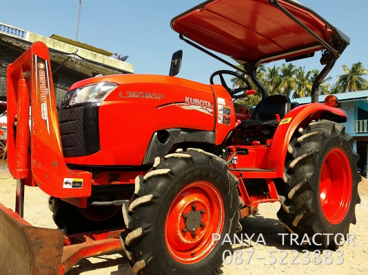 ปัญญาแทรคเตอร์..จัดมาให้ครับ ด่วน!!!คูโบต้า L3608SP พร้อมใบมีดคานล่างFD163พร้อมผานตราช้าง5&times;22 สีเดิมๆทั้งคัน เล่มทะเบียนพร้อม สภาพพร้อมใช้ จัดส่ง อ.สวรรคโลก จ.สุโขทัย