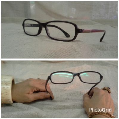 แว่นสายตายาวซุปเปอร์แบรนด์แถวหน้าของโลก Authentic EMPORIO ARMANI handmade in Italy ค่าสายตา +300 ตัว
