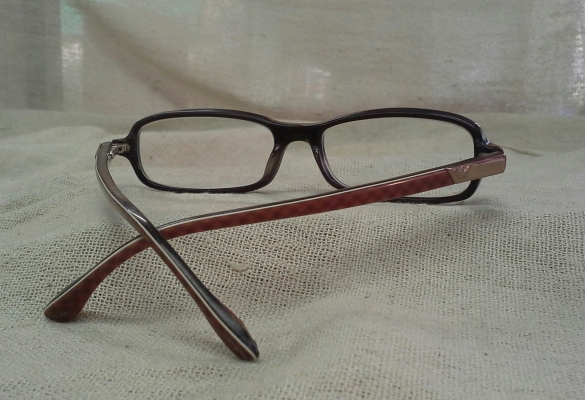 แว่นสายตายาวซุปเปอร์แบรนด์แถวหน้าของโลก Authentic EMPORIO ARMANI handmade in Italy ค่าสายตา +300 ตัว