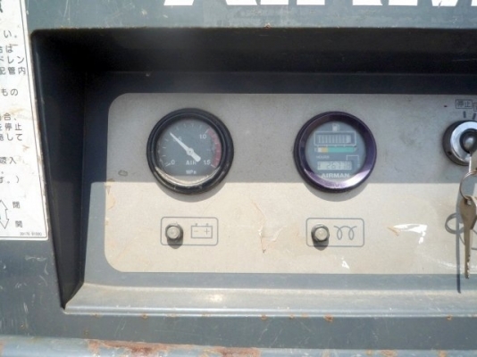 Airman PDS90SC เครื่องปั๊มลม 90CFM : 7บาร์  2678ชั่วโมง นำเข้าจากญี่ปุ่น โทร. 080-6565422 (หนิง)