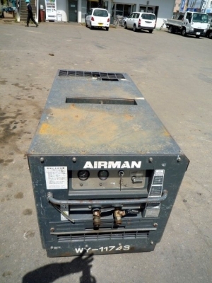 Airman PDS90SC เครื่องปั๊มลม 90CFM : 7บาร์  2678ชั่วโมง นำเข้าจากญี่ปุ่น โทร. 080-6565422 (หนิง)