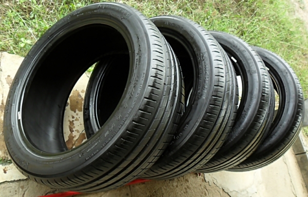 ยางซิ่ง18  มิชลิน 235-45-18 ลงพื้นปี14 ดอกหนา 8มิล