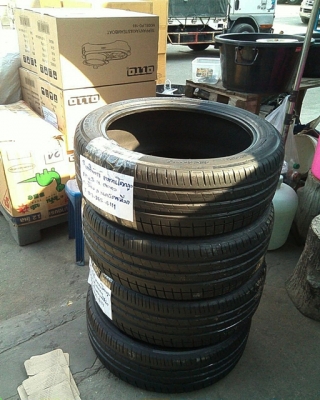 ยางซิ่ง18  มิชลิน 235-45-18 ลงพื้นปี14 ดอกหนา 8มิล