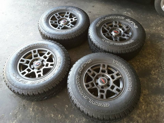 ล้อ TRD + Yokohama AT 265-70-16 ปี15 สวยๆ 1ขุด