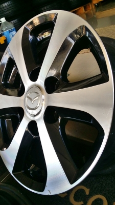 ล้อแม็กมาสด้า กระบะ ขอบ16 6รู139.7 สภาพสวยๆ