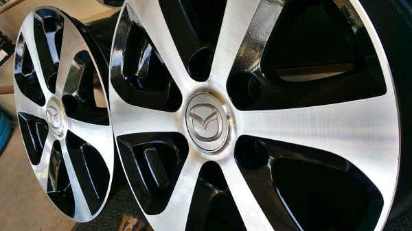 ล้อแม็กมาสด้า กระบะ ขอบ16 6รู139.7 สภาพสวยๆ