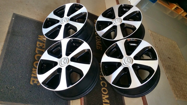 ล้อแม็กมาสด้า กระบะ ขอบ16 6รู139.7 สภาพสวยๆ