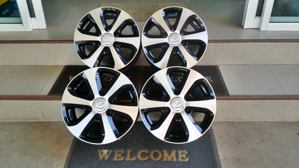 ล้อแม็กมาสด้า กระบะ ขอบ16 6รู139.7 สภาพสวยๆ