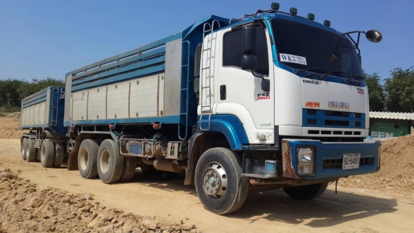 ขายด่วน ISUZU FXZ 360 ปี53แม่ลูกดั้ม ลูกสามเพลา รถสวยกระบะดั้มเนียม เครื่องเกียร์ดี ยางพร้อมใช้งาน เ
