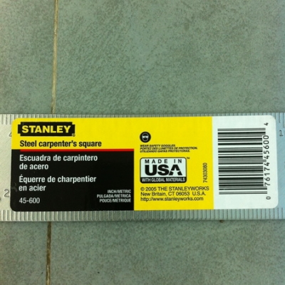ฉากเหล็ก stanley 24x16 นิ้ว