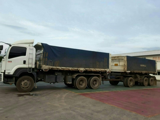 ขายดาวน์ พ่วง 22 ล้อ ISUZU FXZ360 แม่-ลูก กระบะเหล็ก ดั้ม อู่พนัส ไมล์ 80,000 กม. รถปี 58 สภาพเหมือนใหม่