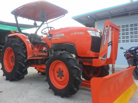 คูโบต้า L4708DT 4 WD ใบมีดดันหน้าช้าง  ผานหลังช้าง