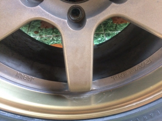 ล้อ te37 ขอบ17 พร้อมยาง bf all ปี 13