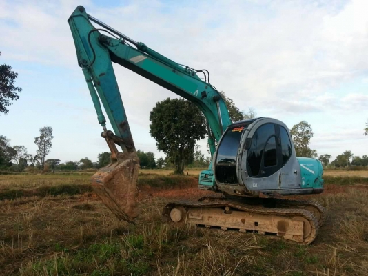 ขายถูกรถแบ็คโฮมือสองไทย Kobelco Sk120 Mark 5 Super ใช้งานอยู่ทางภาคอีสาน