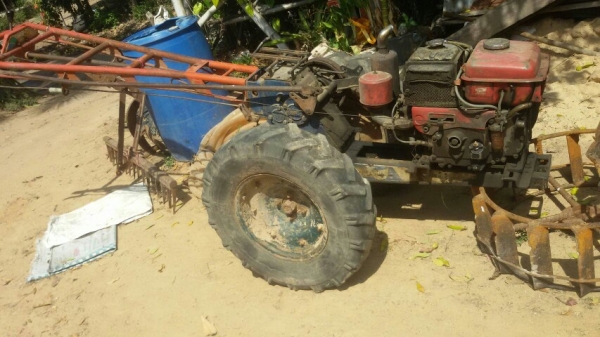 ขายรถไถนาเดินตามคูโบต้า7แรงหางลิงลม3เกียร์ คาด ไถ ล้อเหล็ก ล้อยางติดได้ใช้ดี