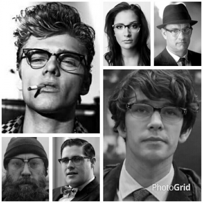 แว่นตาโกลด์ฟิลด์  อเมริกันคลับมาสเตอร์ ยุค '60s  Vintage EMP. UNIQUE handmade in USA