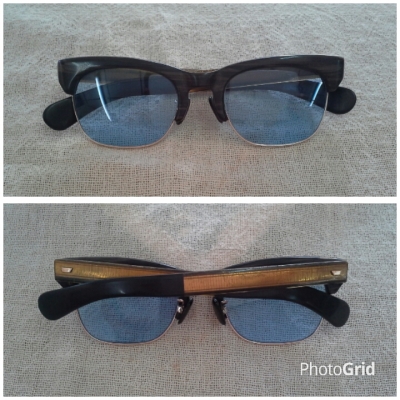 แว่นตาโกลด์ฟิลด์  อเมริกันคลับมาสเตอร์ ยุค '60s  Vintage EMP. UNIQUE handmade in USA