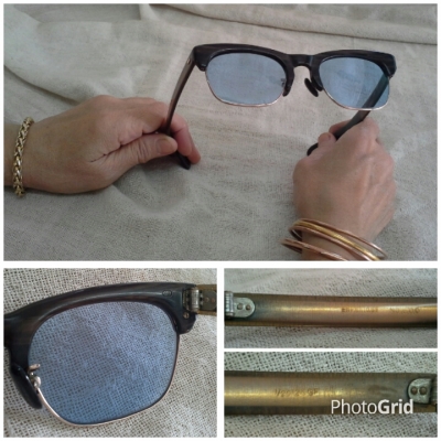 แว่นตาโกลด์ฟิลด์  อเมริกันคลับมาสเตอร์ ยุค '60s  Vintage EMP. UNIQUE handmade in USA