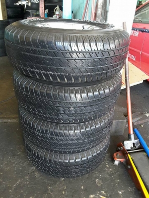 Max + ยาง 31/10.5/15 ปี13 สภาพสวยๆ 1ชุด