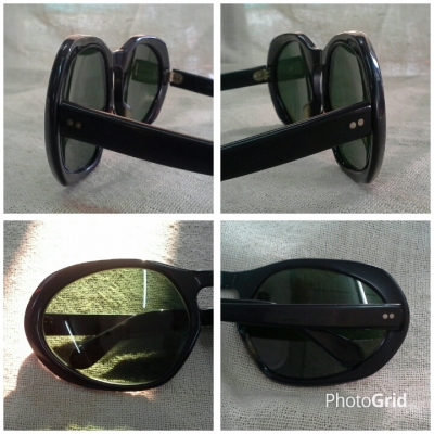 แว่นตา &#039;เนิร์ด&#039; อเมริกันแฮนด์เมด ยุค &#039;60s Vintage VISTA OPTICS handmade in USA เวรี่บ