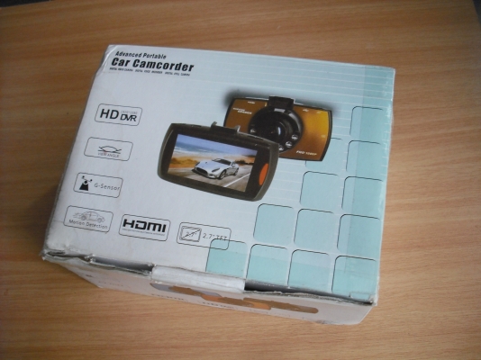 HD DVR Car กล้องวงจรปิดติดรถยนต์ Full HD อินฟราเรด 6 ดวง (สีดำ)