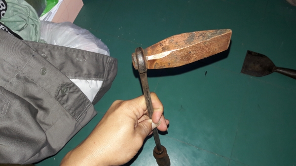 ขายหัวแร้งทองแดงโบราณขนาดใหญ่