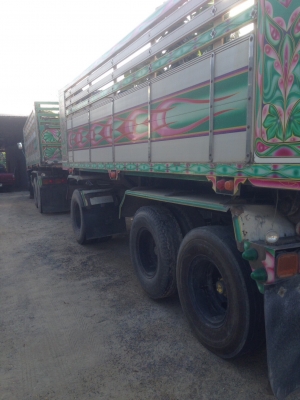 ขายรถพ่วง 22 ล้อ แม่-ลูก กระบะเนียมดั้ม ติดแก๊ ISUZU 270 ปี.43 แม่ลูกดั้ม ถ้าให้ทำเครื่องเป็นน้ำมันให้ ราคา1500000 ถ้าแบบแก๊ส ราคา1300000 สนใจรีบโทร&amp;ID.081-3531946 อยู่.นครปฐม