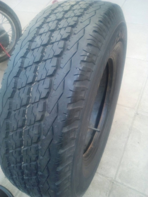 225-75R15 BRIDGESTONE  DURAVIS R669 HD มี 1 เส้น พร้อมยางใน โทร.081-427-3941